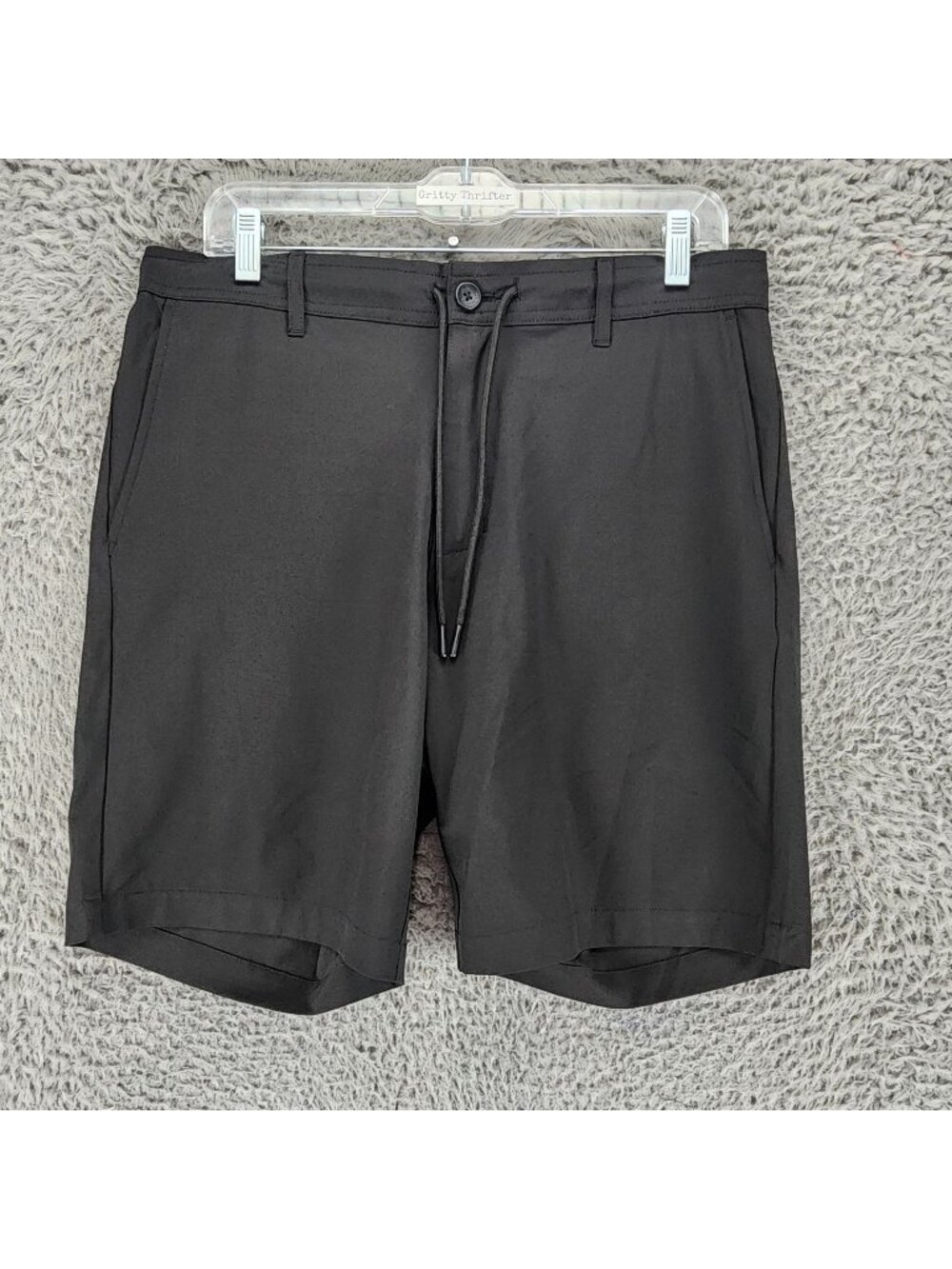 Ben Sherman Shorts Mens Medium Black Stretch Mid Rise Regular Fit *NWOT*
